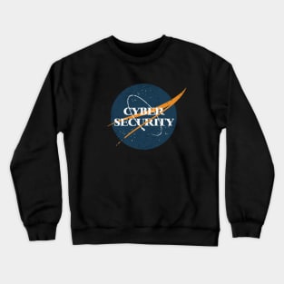 Cyber Security Space Vintage Crewneck Sweatshirt